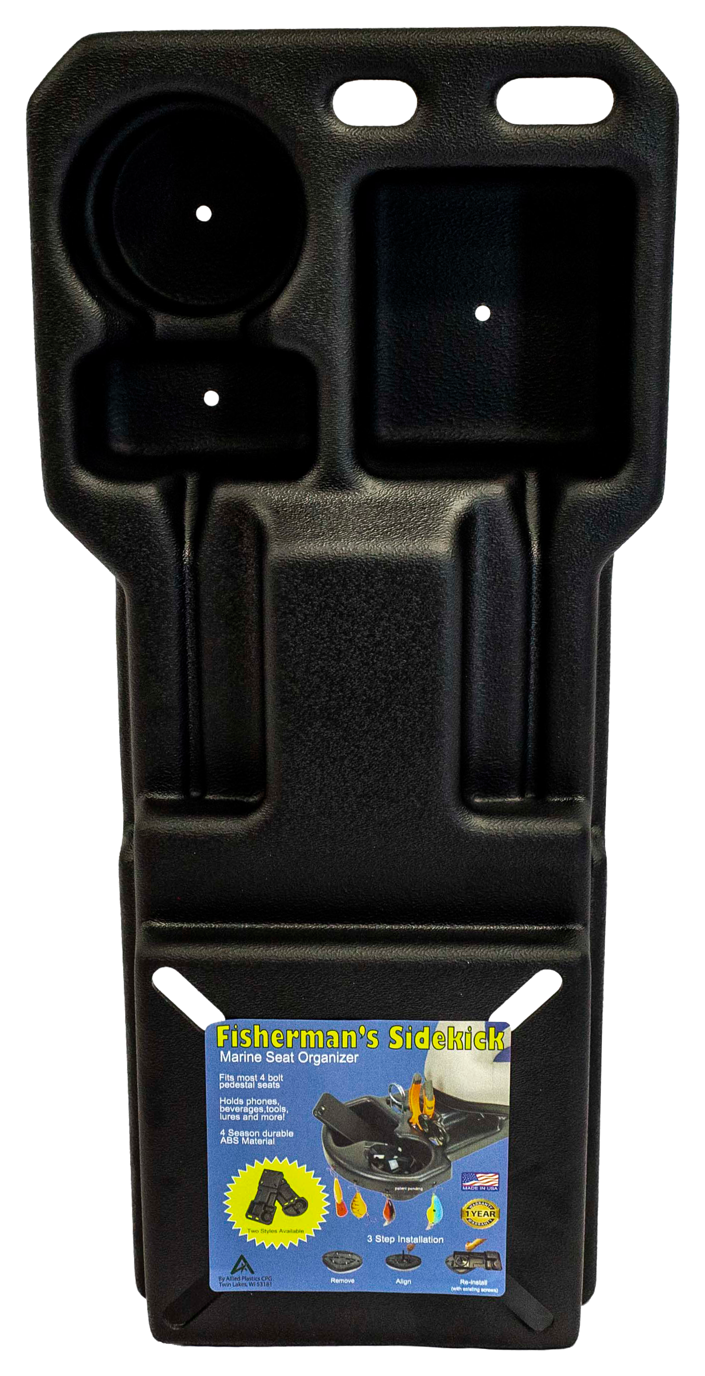 Fisherman's Sidekick Boat Seat Caddy Gear Organizer Bass Pro Shops